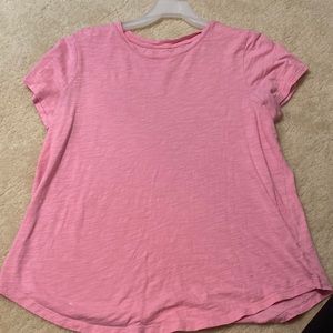 Pink top size large